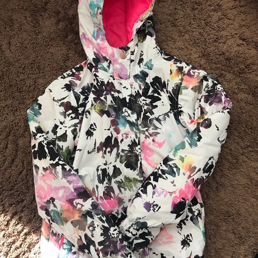 Bright colored ski jacket!